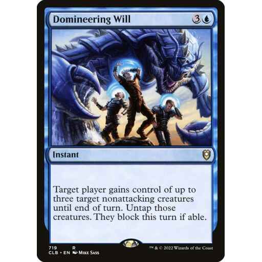 Commander Legends: Battle for Baldur's Gate - 719 - Domineering Will - Rare - U - Non-foil