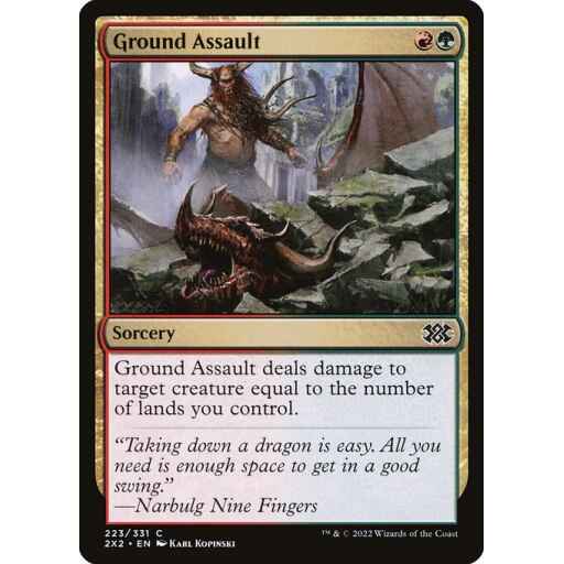Double Masters 2022 - 223 - Ground Assault - Common - RG - Non-foil