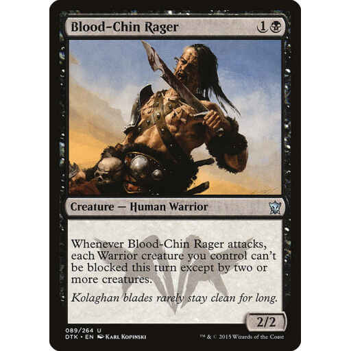Dragons of Tarkir - 89 - Blood-Chin Rager - Uncommon - B - Non-foil