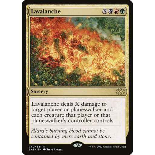 Double Masters 2022 - 240 - Lavalanche - Rare - Multi - Non-foil