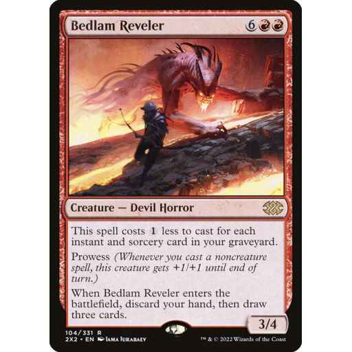 Double Masters 2022 - 104 - Bedlam Reveler - Rare - R - Non-foil