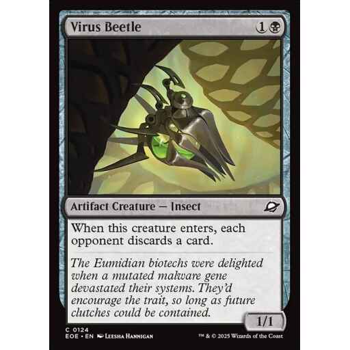 Edge of Eternities - 124 - Virus Beetle - Common - B - Non-foil