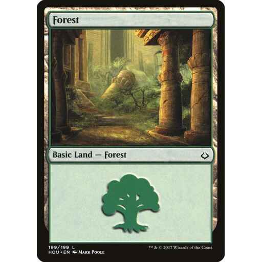 Hour of Devastation - 199 - Forest - Common - C - Non-foil