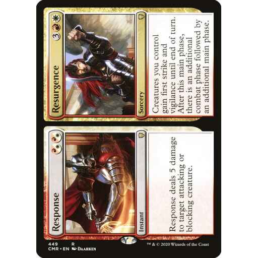 Commander Legends - 449 - Response // Resurgence - Rare - WR - Non-foil