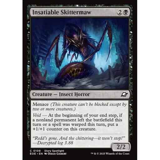 Edge of Eternities - 108 - Insatiable Skittermaw - Common - B - Foil