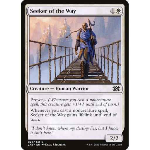 Double Masters 2022 - 28 - Seeker of the Way - Common - W - Non-foil