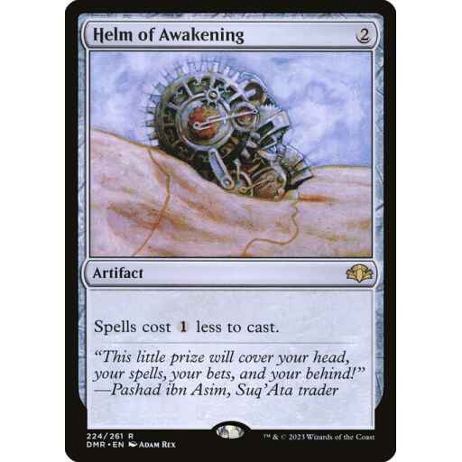 Dominaria Remastered - 224 - Helm of Awakening - Rare - C - Non-foil