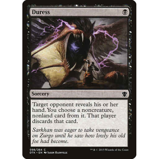 Dragons of Tarkir - 98 - Duress - Common - B - Non-foil