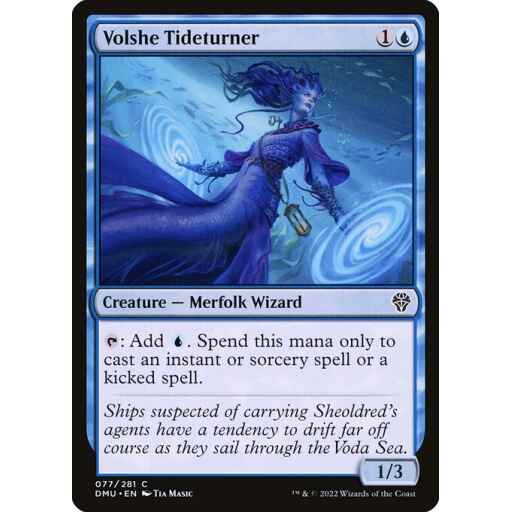 Dominaria United - 77 - Volshe Tideturner - Common - U - Non-foil