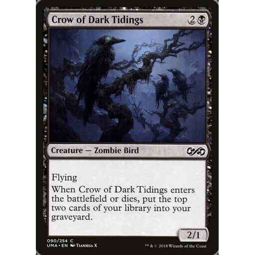 Ultimate Masters - 90 - Crow of Dark Tidings - Common - B - Non-foil