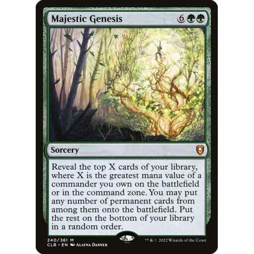 Commander Legends: Battle for Baldur's Gate - 240 - Majestic Genesis - Mythic - G - Non-foil