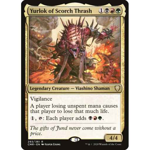 Commander Legends - 293 - Yurlok of Scorch Thrash - Rare - Multi - Non-foil