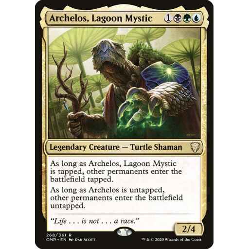 Commander Legends - 268 - Archelos, Lagoon Mystic - Rare - Multi - Non-foil