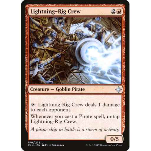 Ixalan - 150 - Lightning-Rig Crew - Uncommon - R - Non-foil