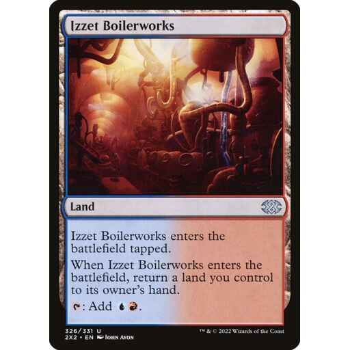 Double Masters 2022 - 326 - Izzet Boilerworks - Uncommon - C - Non-foil