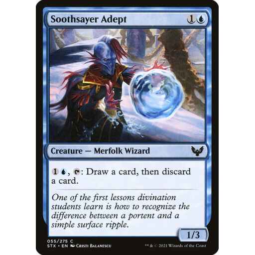 Strixhaven: School of Mages - 55 - Soothsayer Adept - Common - U - Non-foil
