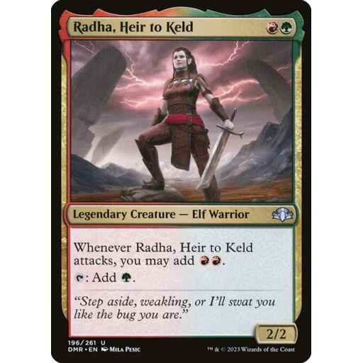 Dominaria Remastered - 196 - Radha, Heir to Keld - Uncommon - RG - Non-foil