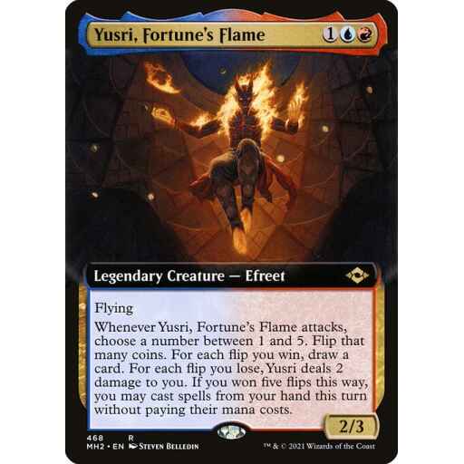Modern Horizons 2 - 468 - Yusri, Fortune's Flame - Rare - UR - Non-foil