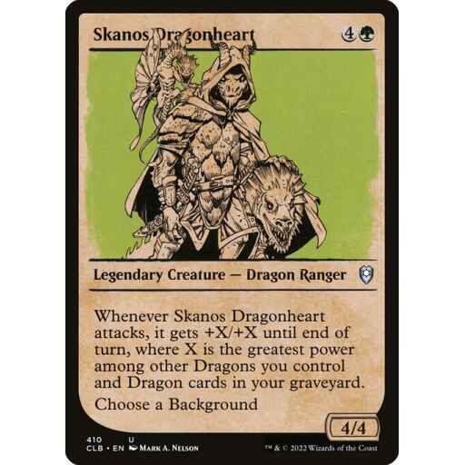 Commander Legends: Battle for Baldur's Gate - 410 - Skanos Dragonheart - Uncommon - G - Non-foil
