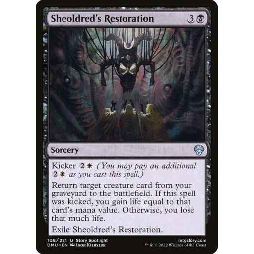 Dominaria United - 108 - Sheoldred's Restoration - Uncommon - B - Non-foil