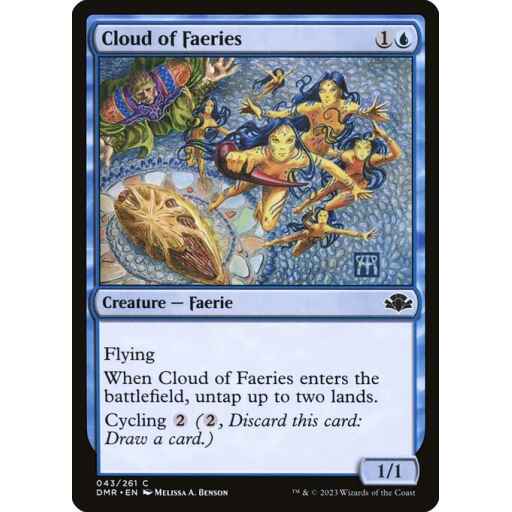 Dominaria Remastered - 43 - Cloud of Faeries - Common - U - Non-foil