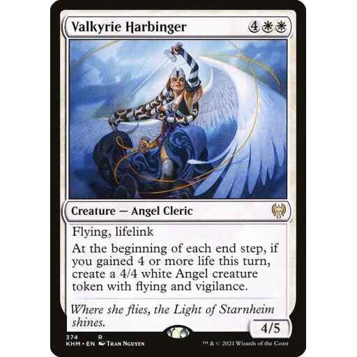 Kaldheim - 374 - Valkyrie Harbinger - Rare - W - Non-foil