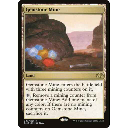 Dominaria Remastered - 247 - Gemstone Mine - Rare - C - Non-foil