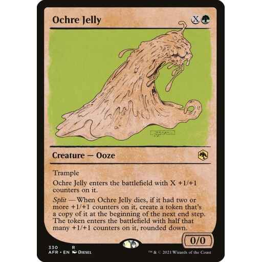 Adventures in the Forgotten Realms - 330 - Ochre Jelly - Rare - G - Non-foil