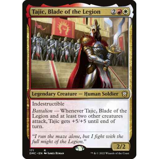 Dominaria United Commander - 171 - Tajic, Blade of the Legion - Rare - WR - Non-foil