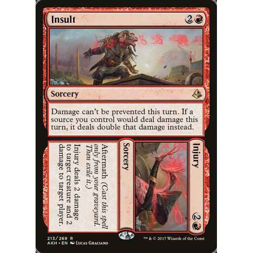 Amonkhet - 213 - Insult // Injury - Rare - R - Non-foil