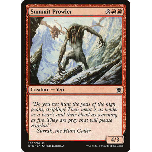 Dragons of Tarkir - 160 - Summit Prowler - Common - R - Non-foil