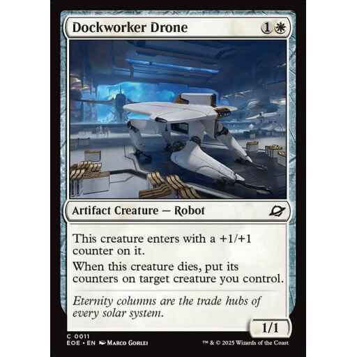 Edge of Eternities - 11 - Dockworker Drone - Common - W - Non-foil