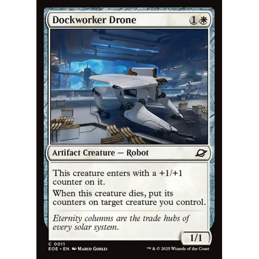 Edge of Eternities - 11 - Dockworker Drone - Common - W - Non-foil