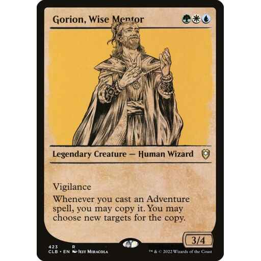 Commander Legends: Battle for Baldur's Gate - 423 - Gorion, Wise Mentor - Rare - Multi - Non-foil