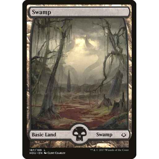 Hour of Devastation - 187 - Swamp - Common - C - Non-foil