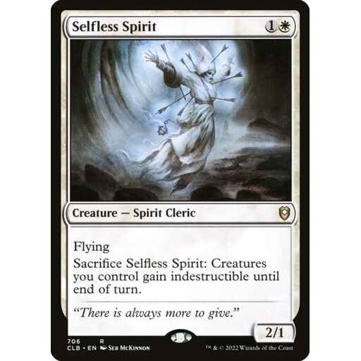 Commander Legends: Battle for Baldur's Gate - 706 - Selfless Spirit - Rare - W - Non-foil