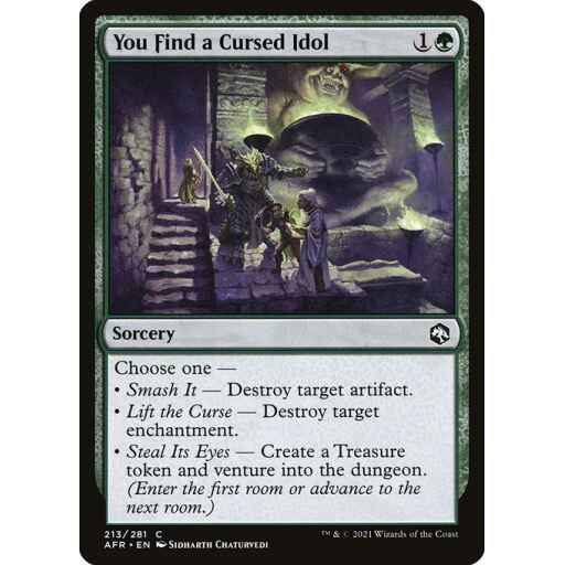 Adventures in the Forgotten Realms - 213 - You Find a Cursed Idol - Common - G - Non-foil