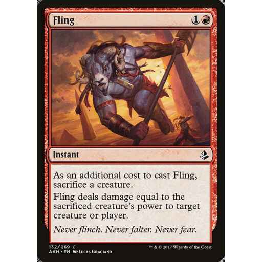 Amonkhet - 132 - Fling - Common - R - Non-foil