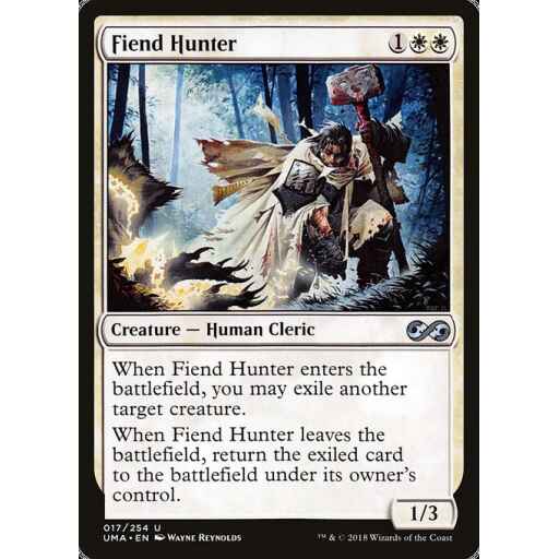 Ultimate Masters - 17 - Fiend Hunter - Uncommon - W - Non-foil