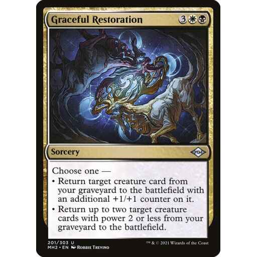 Modern Horizons 2 - 201 - Graceful Restoration - Uncommon - WB - Non-foil