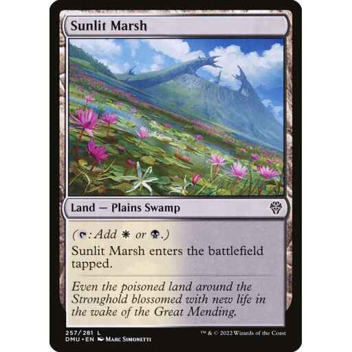 Dominaria United - 257 - Sunlit Marsh - Common - C - Non-foil