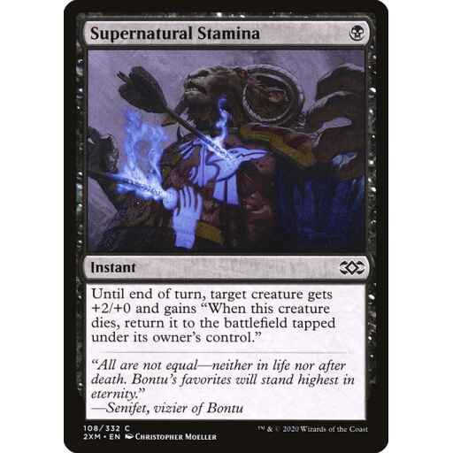 Double Masters - 108 - Supernatural Stamina - Common - B - Non-foil