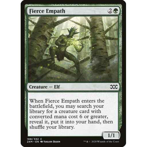 Double Masters - 168 - Fierce Empath - Common - G - Non-foil
