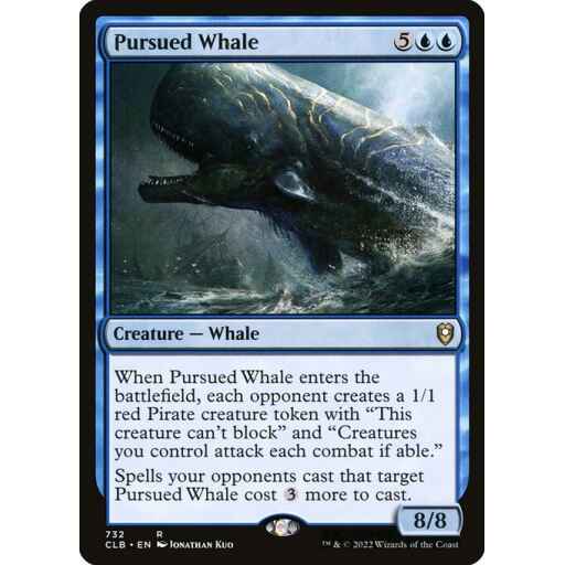 Commander Legends: Battle for Baldur's Gate - 732 - Pursued Whale - Rare - U - Non-foil