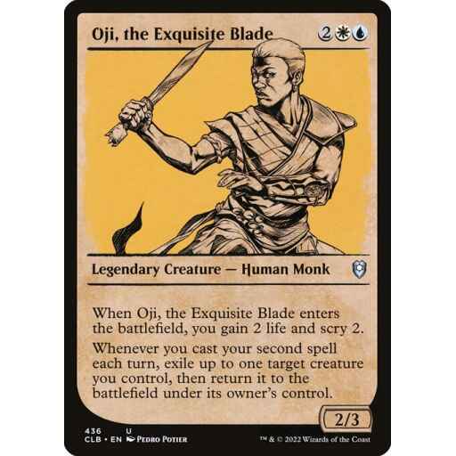 Commander Legends: Battle for Baldur's Gate - 436 - Oji, the Exquisite Blade - Uncommon - WU - Non-foil