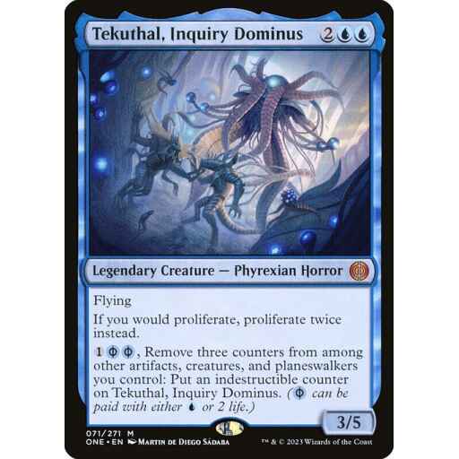 Phyrexia: All Will Be One - 71 - Tekuthal, Inquiry Dominus - Mythic - U - Non-foil