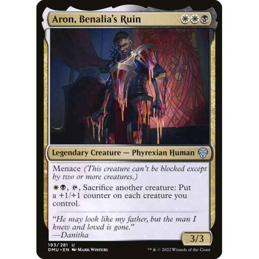 Dominaria United - 193 - Aron, Benalia's Ruin - Uncommon - WB - Non-foil