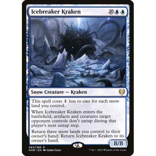 Kaldheim - 63 - Icebreaker Kraken - Rare - U - Non-foil
