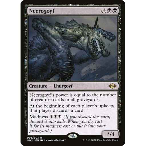 Modern Horizons 2 - 93 - Necrogoyf - Rare - B - Non-foil