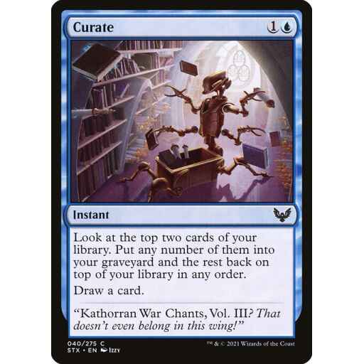 Strixhaven: School of Mages - 40 - Curate - Common - U - Non-foil